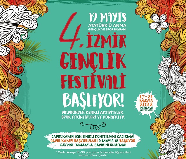 İzmir Gençlik Festivali 2022 konserleri ne zaman 19 Mayıs etkinlikleri İzmir Gençlik Dans Festivali 2022