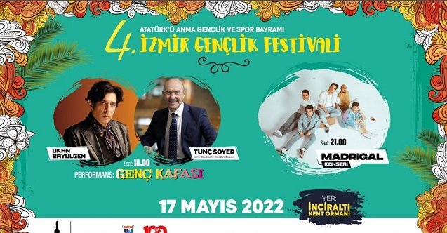 İzmir Gençlik Festivali 2022 konserleri ne zaman 19 Mayıs etkinlikleri İzmir Gençlik Dans Festivali 2022