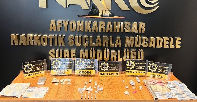 Afyon Sandıklı’da uyuşturucu operasyonu