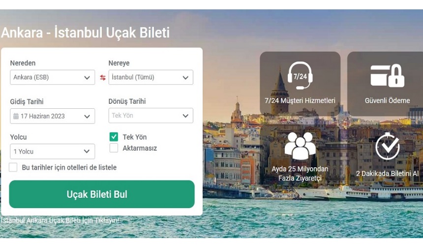 Ankara'dan İstanbul'a Uçarken Otobüs Biletleriyle İhtişamlı Bir Serüven